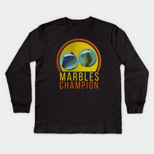 Marbles Champion Kids Long Sleeve T-Shirt